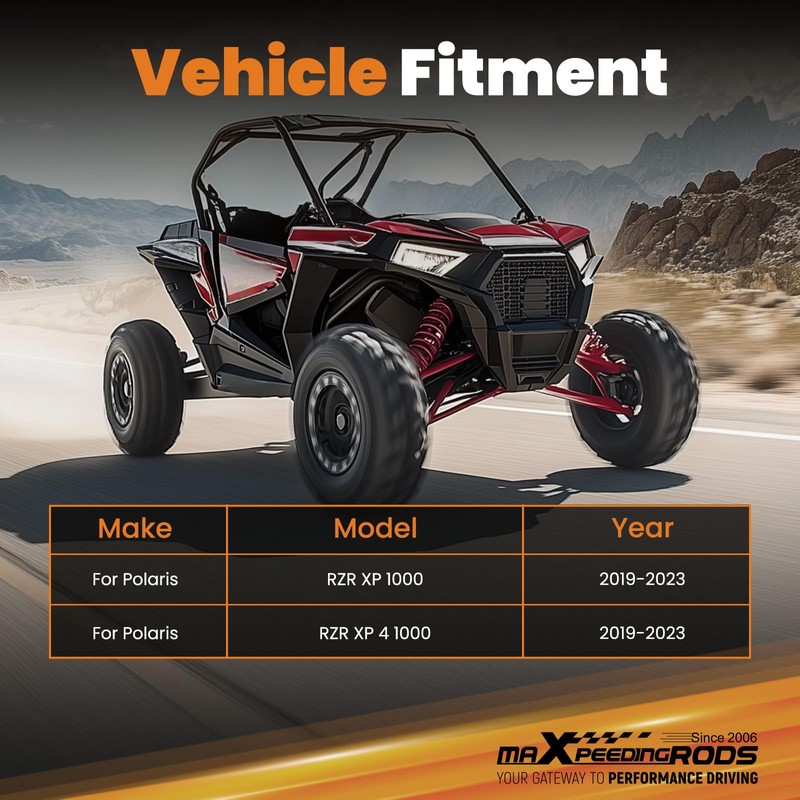 maXpeedingrods Winch Mount Plate for Polaris RZR XP 1000, XP