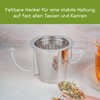 BitterLiebe® Tea Strainer for Loose Tea with Stainless Steel Drip