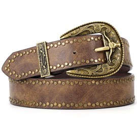 BELTROAD Western Belts for Women Men Vintage Men's Country Belt for Jeans Cowgirl Cowboy Christmas Gifts