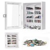 Anxiety Mini Bookshelf Ornament, Miniature Display Bookshelf with 200Pcs Mini