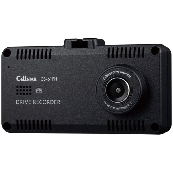 Cellstar CS-61FH Dash Cam, 1 Front Camera/Car Interior Camera, 2