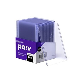 75PT Cargadores superiores extra rígidos para tarjetas (paquete de 25)