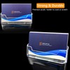vrupin Business Card Holder for Desk - 12 Pack Acrylic