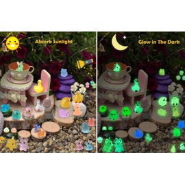 SparkleFab SparkleFab Tiny Resin Animals to Hide 100 Pcs Mini Resin Animals Bulk for Miniature Fairy Garden Accessories Micro Landscape Aquarium Potted Decoration