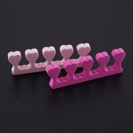 Toe manicure sponge divider finger holder pedicure cotton heart / 발가락 매니큐어 스펀지 분리대 손가락 고정 페디큐어 코튼 하트