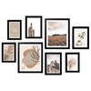 ArtbyHannah 8 Pack Black Picture Frames fo Gallery Wall Set