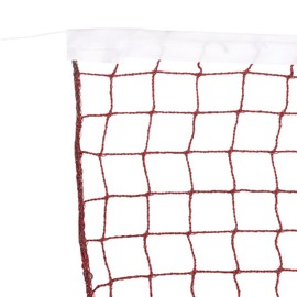 PATIKIL 13.5 x 2.5 Ft Badminton Net, 2Pcs Portable Badminton Court Netting Sports Replacement for Outdoor Indoor Beach Backyard Game, Red