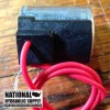Deltrol, 10116-30, 12VDC Solenoid Coil, Single Lead Wire, Red, NEW