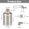 2 Pack Float Valve, 1/2" to 3/4'' Automatic Water Level