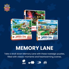 Masterpieces 300 Piece EZ Grip Jigsaw Puzzle - Lakeside Memories - 18"x24"