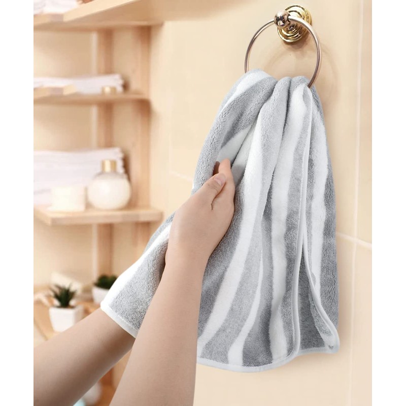 KinHwa Microfiber Hand Towels for Bathroom Ultra Soft Face Towels