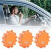 3pcs LED Road Flares Light 9 Modes Waterproof Shock Resistant