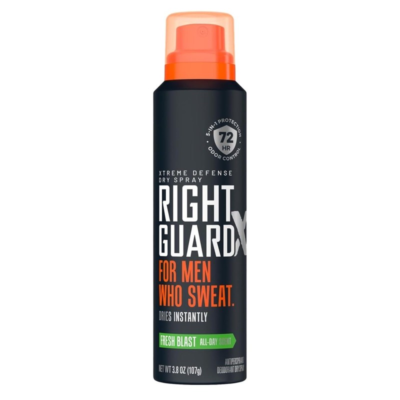 Right Guard Xtreme Defense Dry Spray Fresh Blast 3.8 Ounce