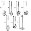 Peohud Set of 7 Kitchen Utensil Set, 304 Stainless Steel