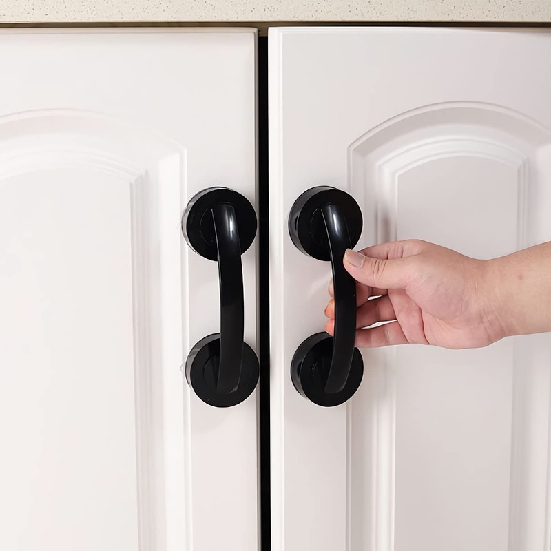 Glass Door and Window Handle, Suction Cup Bathroom Sliding Doors