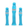 Hauni Stripes Knitted Golf Headcovers 3 Piece Set, Numbered 1,