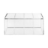 STOBAZA Multifunctional Acrylic Storage Box with Compartments Space-Saving Organizer for
