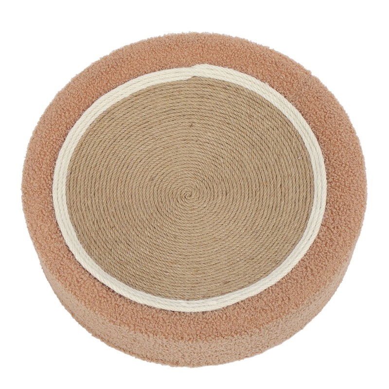 Round Cat Scratcher Ergonomic Cat Scratching Lounge Bed Sisal Cat