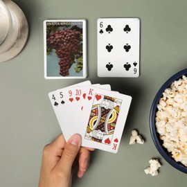 Lantern Press Amador Wine Country, California, Grapes (52 Playing Cards, Poker Size Card Deck with Jokers)