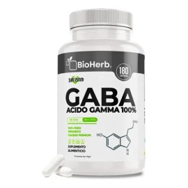 Gaba Capsulas - Acido Gamma Aminobutírico 100 Para 180 Días Sin Sabor                                                                                 