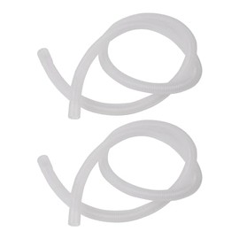 RDEXP 2 Pieces Plastic White 47.24" Length Hose Tube for Urinals for Man Women Elder