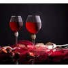 Trinkware Set of 2 Wine Glasses - Rhinestone "DIAMOND" Studded