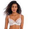 Freya Offbeat Plunge Bra White White 30E