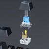 87 Key Mechanical Keyboard RGB Backlight Blue Switch Quick Response