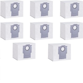 DingGreat Pack of 8 Replacement Vacuum Bags for Roborock S8+/ S8 Pro Ultra/ S7 MaxV Ultra/ Q5/ Q5+/ Q7/ Q7+/ Q7 Max/ Q7 Max+/ S7 Pro Ultra - Vacuum Disposable Bags, 3L Capacity