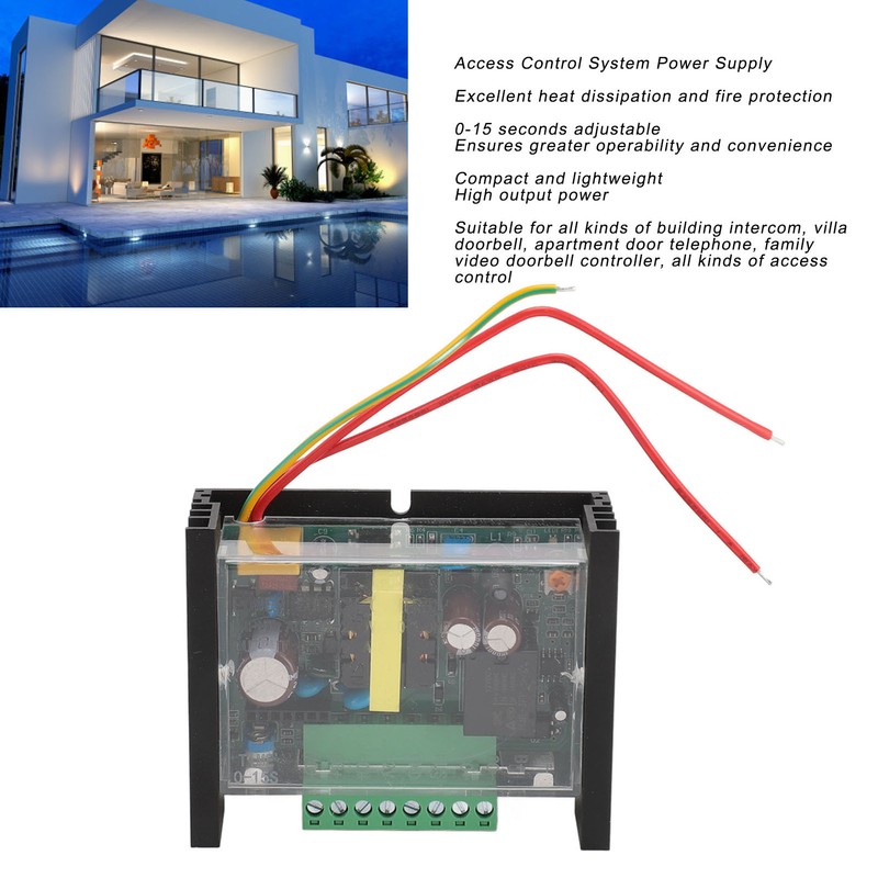 Access Control System Power Supply DC 12V3A 50M Remote Opening
