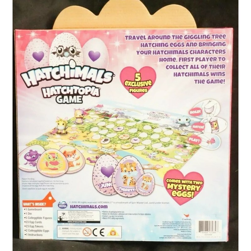 Spin Master Games HATCHIMALS HATCHTOPIA GAME... 5 Exclusive Figures 2nd
