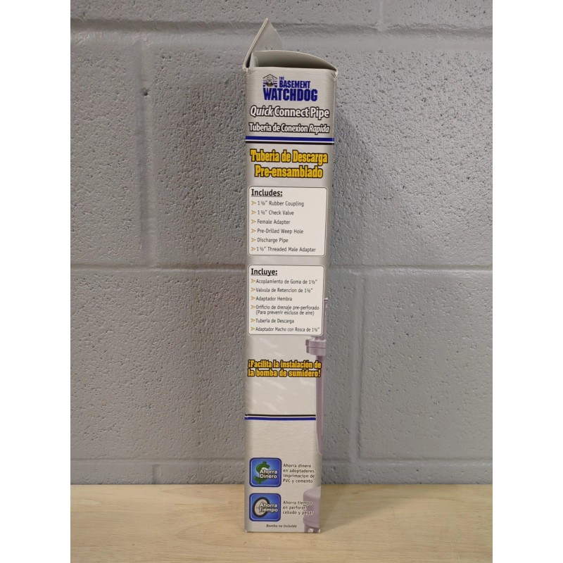Basement Watchdog NEW Basement Watchdog BW-QCP Pre-Assembled Quick Connect Pipe
