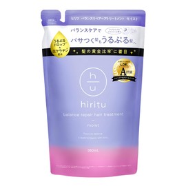 hiritu Balance Repair Hair Treatment, Refill [Moist], 11.8 fl oz (350 ml), Apricot & Jasmine Scent, Smooth Hair