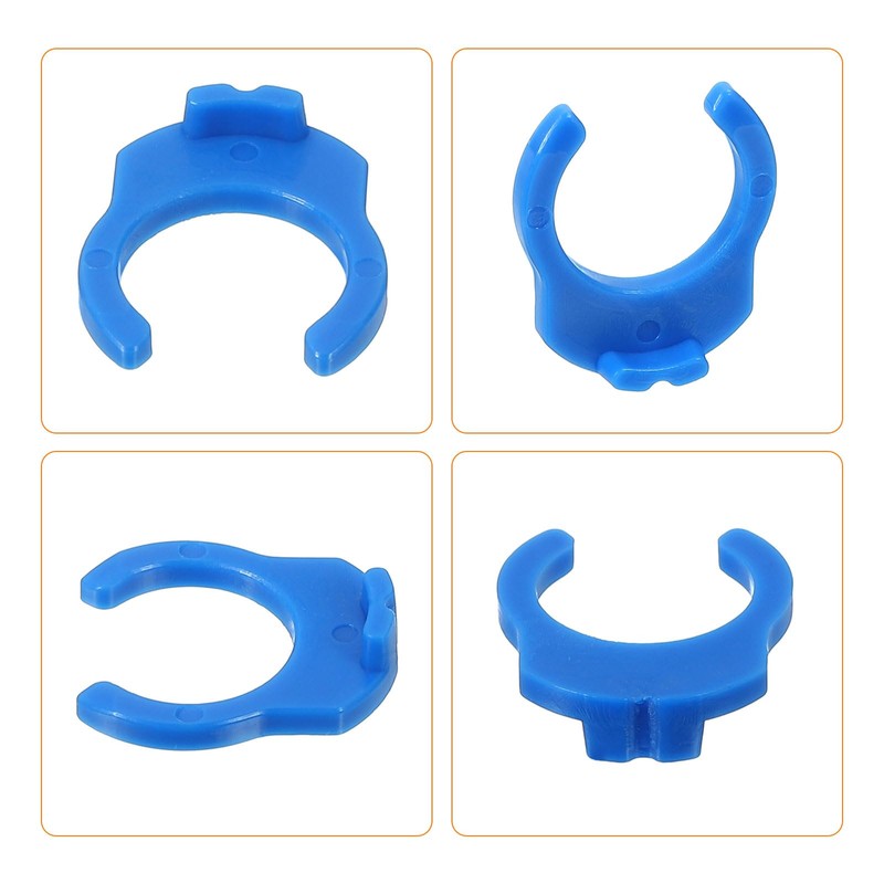 sourcing map 200Pcs 3/8 Inch Locking Clip for RO Water