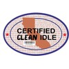 AK- Certified Clean Idle Sticker Decal for Trucks | Size:
