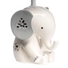 Lambs & Ivy Happy Jungle White/Grey Elephant Nursery Lamp with