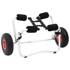 Heemab Aluminum Kayak Cart for Easy Transport, Lightweight and Durable, Carrying Your Kayak Over Sand and Gravel