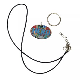 AllTru2U Hero Teacher Keyring & Necklace | Teacher Appreciation Gift | Thank You Teacher