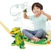 BOTZEES GO! Dinosaur Robots for Kids, Building and Electric Remote