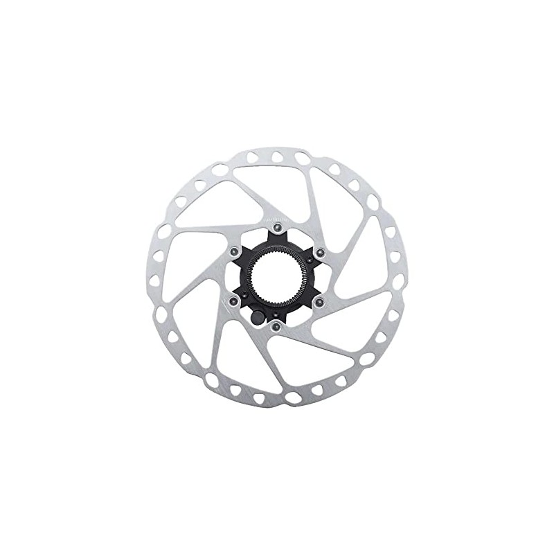 SHIMANO Unisex - Adult RT-EM600 Brake Disc Silver 180mm