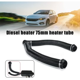 Diesel Heater Pipe, Btstil 75mm Car Heater Pipe Ducting Warm Air Vent Outlet Kits Y/T-Shaped Tee Telescopic Hose Warm Air Vent Outlet Kit 102114340000 (Y-Type Duct Connector(Mushroom))