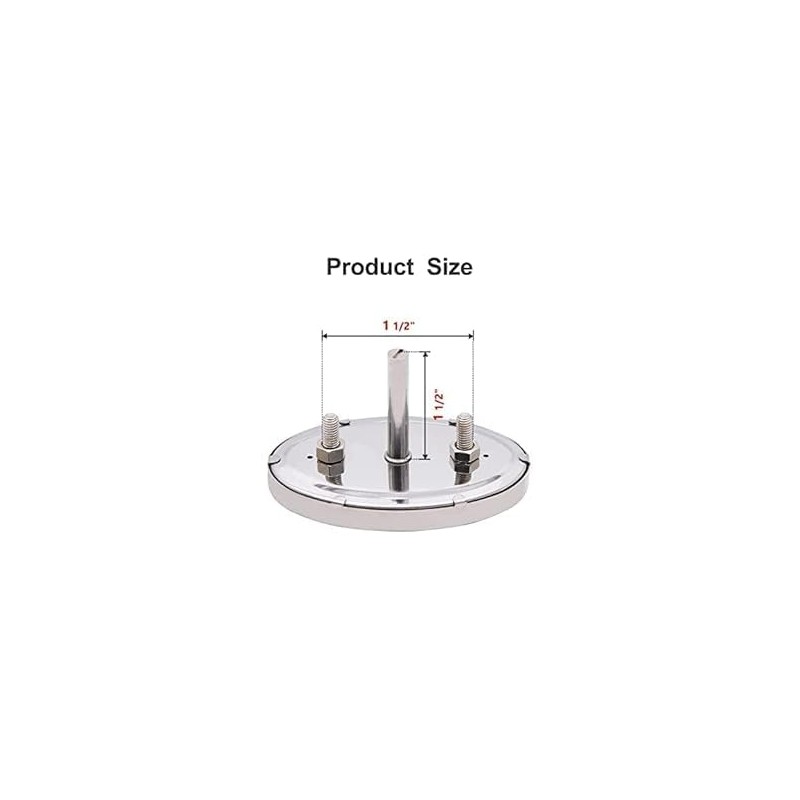 Grill Lid Thermometer Heat Indicator Replacement for 720-0697, 720-0737, BBQ