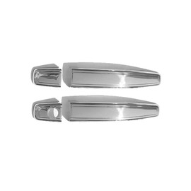 OMAC Car Door Handle Cover Protector for Buick Cascada 2016-2019 Steel Chrome 4 Pcs
