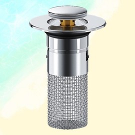 Drain strainer one-touch drain trap prevents clogging Odor Blocking 2ea