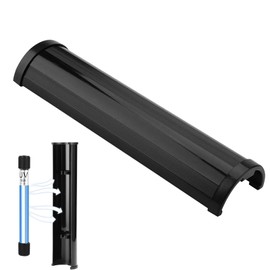 PAVIKE Aquarium Light Cover Aquarium Lamp Cover Aquarium Lamp Shade Aquarium UV Lamp Cover Slide Groove Aquarium Lighting Hood Aquarium UV Light Shade Plastic Cover Safe for Fish Built-in Tube Fixing