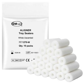 20 Pcs Chewie For Invisalign Aligners, Aligner Tray Seaters For Invisible Braces, Dental Aligner Trays Seater Chewie, Orthodontic Aligners Teeth Chompers Unscented Flavor Pack Of 2 (Unscented)