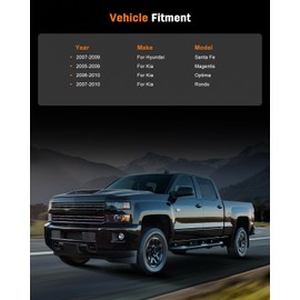 OCPTY Harmonic Balancer Crankshaft Belt Drive Pulley Fit For 2007-2009 for Hyundai Santa Fe 2005-2009 for Spectra Magentis 2006-2010 for Spectra Optima 2007-2010 for Spectra Rondo