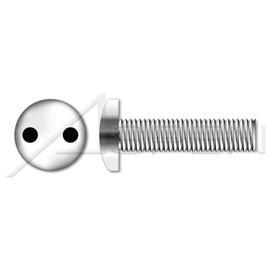 (300 pcs) #6-32 X 1/2", Machine Screws, Pan Head Tamper-Resistant Drilled Spanner Drive, Stainless Steel, Includes Driver Bit