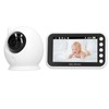 Baby Monitor 360 Degree Rotation 4.3inch LCD Screen 8 Lullabies