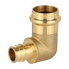 (Pack of 2) EFIELD 1 inch Copper Press X 3/4